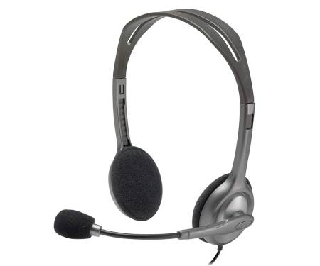 Наушники Logitech H111 Stereo Headset with 1*4pin jack (981-000593)