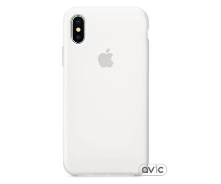 Чехол для смартфона Apple iPhone X Silicone Case-White
