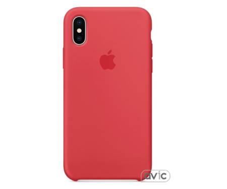 Чехол для смартфона Apple iPhone X Silicone Case-Red Raspberry (MRG12)