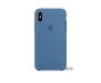 Чехол для смартфона Apple iPhone X Silicone Case-Denim Blue (MRG22)