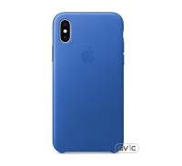 Чехол для смартфона Apple iPhone X Leather Case Electric Blue (MRGG2)