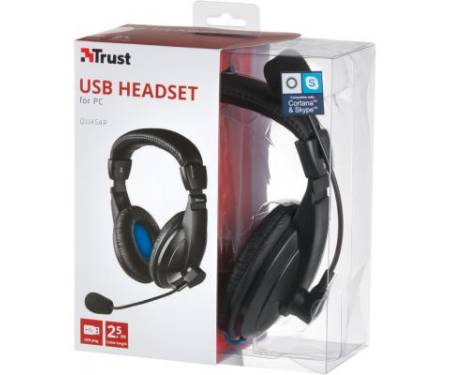 Наушники Trust Quasar USB Headset (16976)