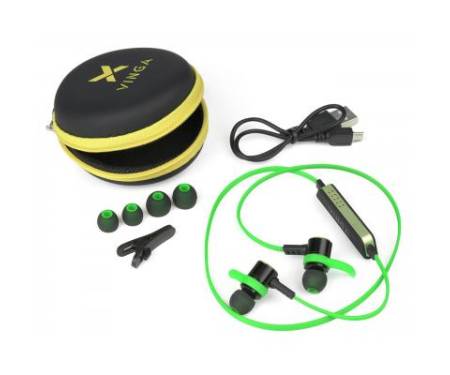 Наушники Vinga EBT050 Bluetooth Green (EBT050GR)