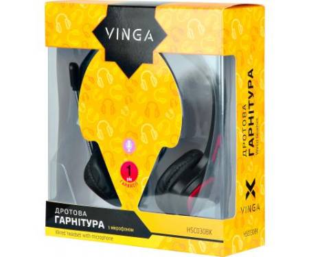 Наушники Vinga HSC030 Black (HSC030BK)