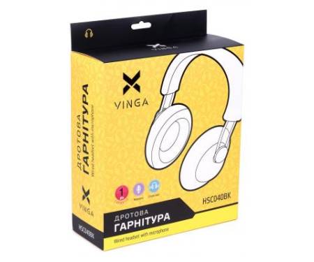 Наушники Vinga HSC040 Black (HSC040BK)