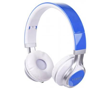 Наушники Vinga HSM040 White/Blue (HSM040WB)
