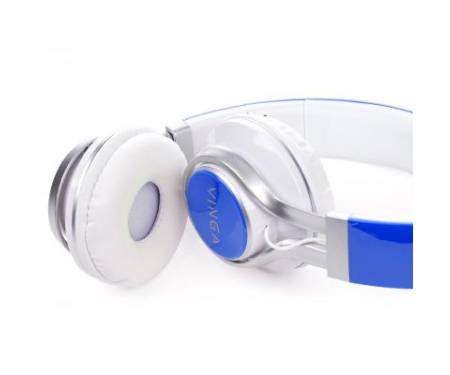 Наушники Vinga HSM040 White/Blue (HSM040WB)