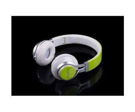 Наушники Vinga HSM040 White/Green (HSM040WG)
