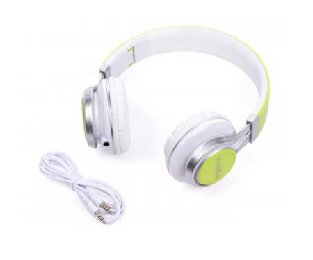 Наушники Vinga HSM040 White/Green (HSM040WG)