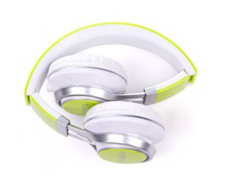 Наушники Vinga HSM040 White/Green (HSM040WG)
