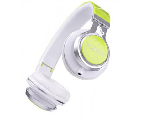 Наушники Vinga HSM040 White/Green (HSM040WG)