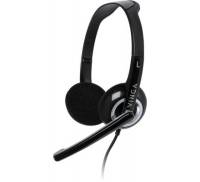 Наушники Vinga HSU60 USB Black (HSU60BK)