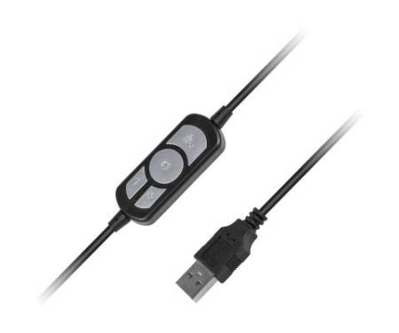 Наушники Vinga HSU60 USB Black (HSU60BK)