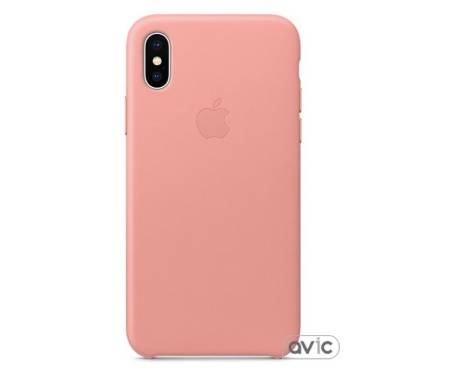 Чехол для смартфона Apple iPhone X Leather Case Soft Pink (MRGH2)