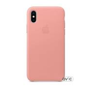 Чехол для смартфона Apple iPhone X Leather Case Soft Pink (MRGH2)