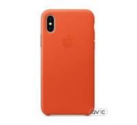 Чехол для смартфона Apple iPhone X Leather Case Bright Orange (MRGK2)