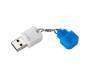 Флешка Apacer 32GB AH154 white/blue USB 3.0 (AP32GAH154U-1)