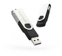 Флешка eXceleram 8GB P1 Series Silver/Black USB 2.0 (EXP1U2SIB08)