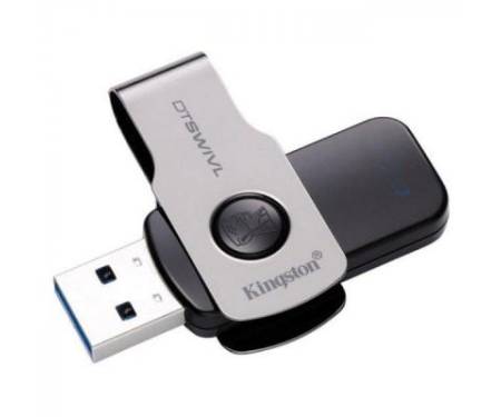 Флешка Kingston 128GB DT SWIVL Metal USB 3.0 (DTSWIVL/128GB)
