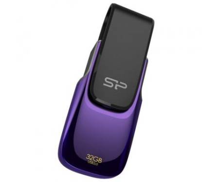 Флешка Silicon Power 32Gb Blaze B31 Purple USB 3.0 (SP032GBUF3B31V1U)