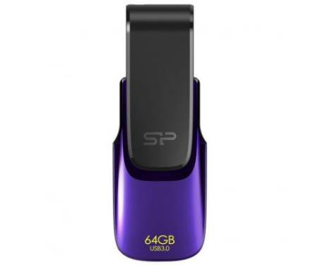 Флешка Silicon Power 64Gb Blaze B31 Purple USB 3.0 (SP064GBUF3B31V1U)