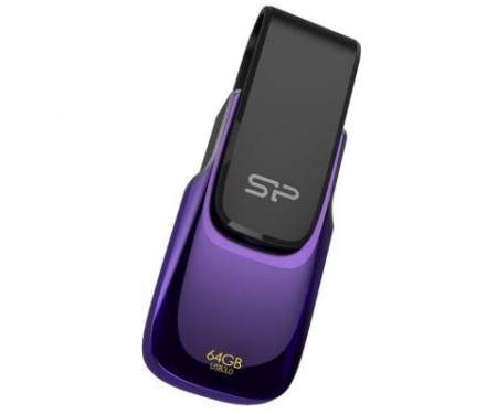 Флешка Silicon Power 64Gb Blaze B31 Purple USB 3.0 (SP064GBUF3B31V1U)