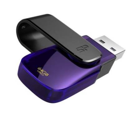 Флешка Silicon Power 64Gb Blaze B31 Purple USB 3.0 (SP064GBUF3B31V1U)