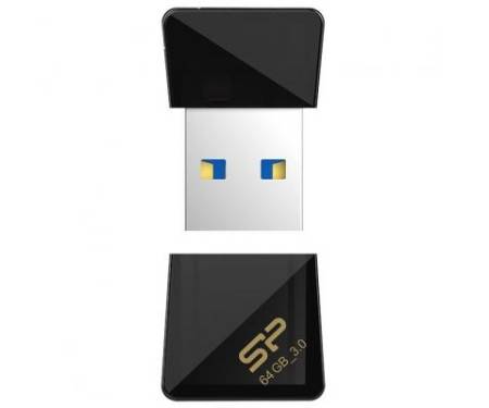 Флешка Silicon Power 64Gb Jewel J08 Black USB 3.0 (SP064GBUF3J08V1K)