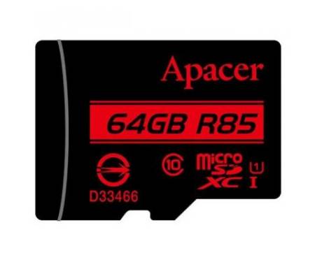 Карта памяти Apacer 64GB microSDXC class 10 UHS-I U1 (AP64GMCSX10U5-R)