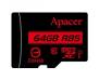 Карта памяти Apacer 64GB microSDXC class 10 UHS-I U1 (AP64GMCSX10U5-R)