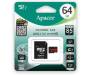 Карта памяти Apacer 64GB microSDXC class 10 UHS-I U1 (AP64GMCSX10U5-R)