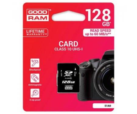 Карта памяти GOODRAM 128GB SDXC class10 USH-I (S1A0-1280R11)