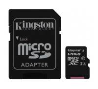 Карта памяти Kingston 128GB microSD class 10 UHS-I Canvas Select (SDCS/128GB)