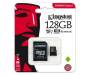 Карта памяти Kingston 128GB microSD class 10 UHS-I Canvas Select (SDCS/128GB)