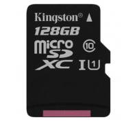 Карта памяти Kingston 128GB microSD class 10 UHS-I Canvas Select (SDCS/128GBSP)