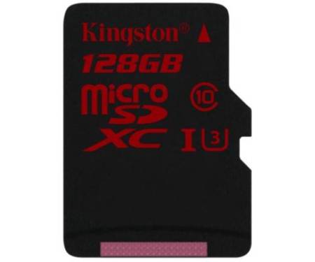 Карта памяти Kingston 128GB microSDXC class10 UHS-I U3 (SDCA3/128GBSP)