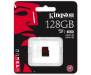 Карта памяти Kingston 128GB microSDXC class10 UHS-I U3 (SDCA3/128GBSP)