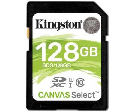 Карта памяти Kingston 128GB SDXC class 10 UHS-I (SDS/128GB)