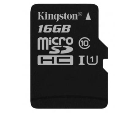 Карта памяти Kingston 16GB microSDHC class 10 UHS-I Canvas Select (SDCS/16GBSP)