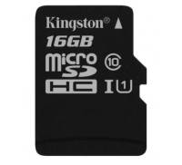Карта памяти Kingston 16GB microSDHC class 10 UHS-I Canvas Select (SDCS/16GBSP)