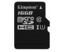 Карта памяти Kingston 16GB microSDHC class 10 UHS-I Canvas Select (SDCS/16GBSP)