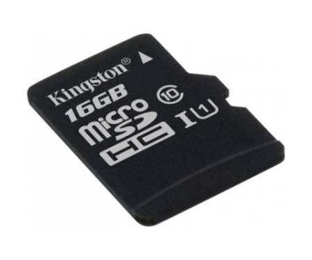Карта памяти Kingston 16GB microSDHC class 10 UHS-I Canvas Select (SDCS/16GBSP)