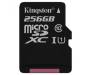 Карта памяти Kingston 256GB microSDXC Class 10 UHS-I (SDC10G2/256GBSP)