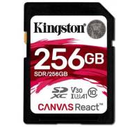 Карта памяти Kingston 256GB SDXC class 10 UHS-1 U3 (SDR/256GB)