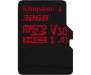 Карта памяти Kingston 32GB microSDHC class 10 UHS-I U3 (SDCR/32GBSP)