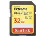 Карта памяти SanDisk 32GB SDHC class 10 UHS-I U3 4K Extreme (SDSDXVE-032G-GNCIN)