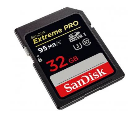 Карта памяти SanDisk 32GB SDHC Class10 UHS-I V30 4K Extreme Pro (SDSDXXG-032G-GN4IN)