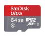 Карта памяти SanDisk 64GB microSD Class 10 UHS-I Ultra (SDSQUNS-064G-GN3MN)
