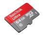 Карта памяти SanDisk 64GB microSD Class 10 UHS-I Ultra (SDSQUNS-064G-GN3MN)