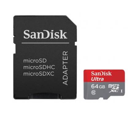 Карта памяти SanDisk 64GB microSDXC class 10 UHS-I A1 Ultra (SDSQUAR-064G-GN6TA)